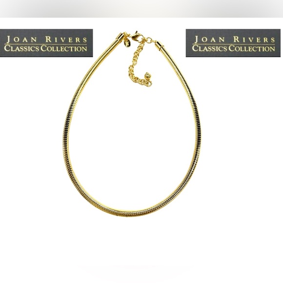 Joan Rivers Vintage Round Omega Necklace - Picture 2 of 5